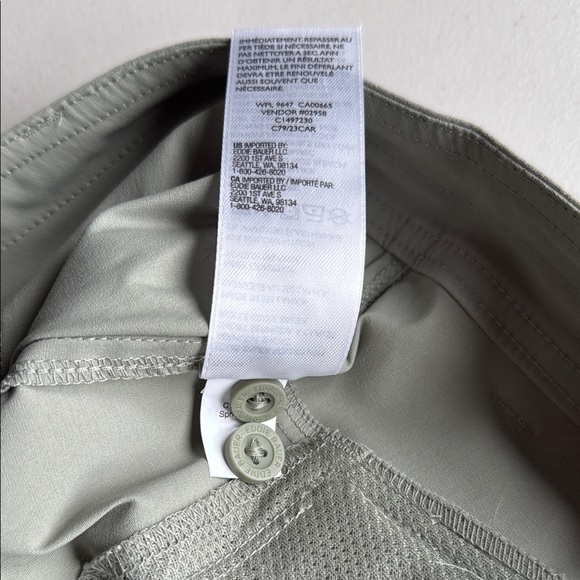 Eddie Bauer Sage Green Rolled Hem Bermuda Shorts Lightweight Casual - Picture 15 of 15